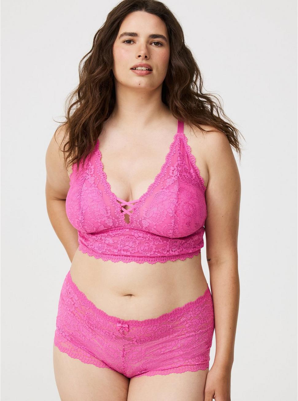 Lightly Lined Lace Bralette Product Image