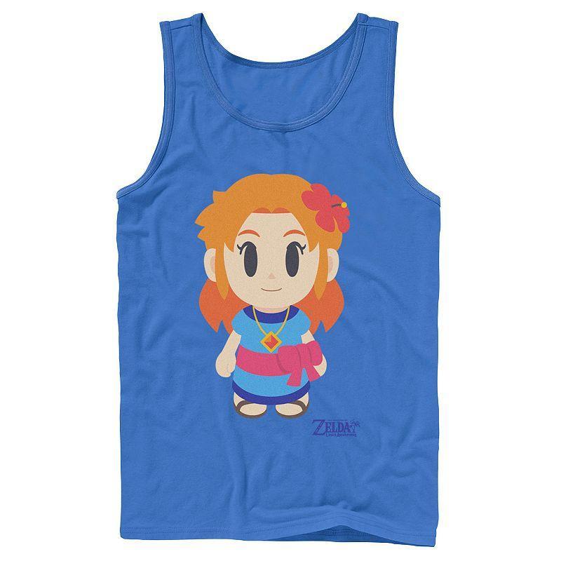 Men's Nintendo Legend Of Zelda Links Awakening Marin Avatar Style Portrait Tank Top, Size: XXL, Red Product Image