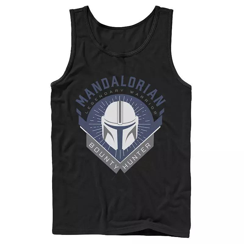 Men's Star Wars The Mandalorian Warrior Emblem Tank Top, Size: XXL, Black Product Image