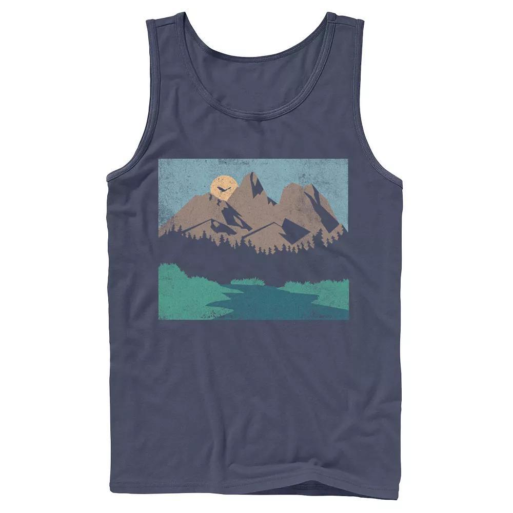 Men's Fifth Sun Outdoors Mountain Sketch Tank Top,  Product Image