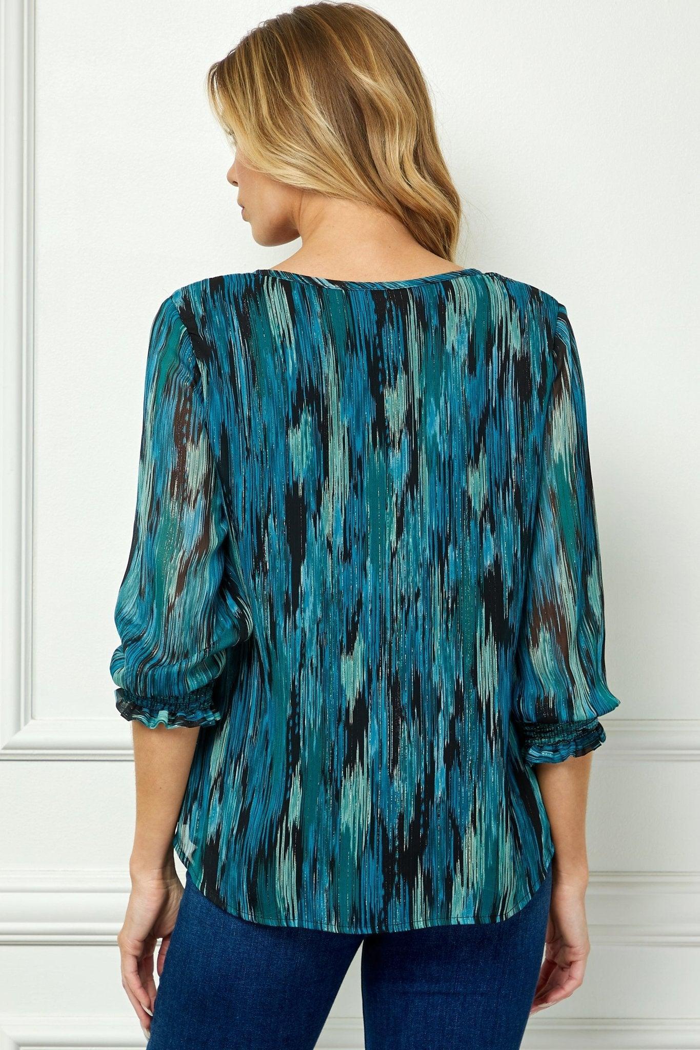 Jade 3/4 Sleeve Blouse Product Image