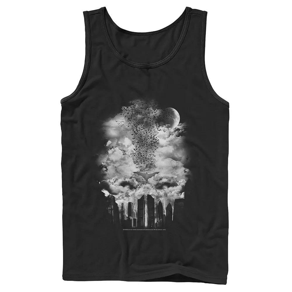 Men's DC Comics Batman Gadgets Classic Logo Ringer Tank Top,  Product Image