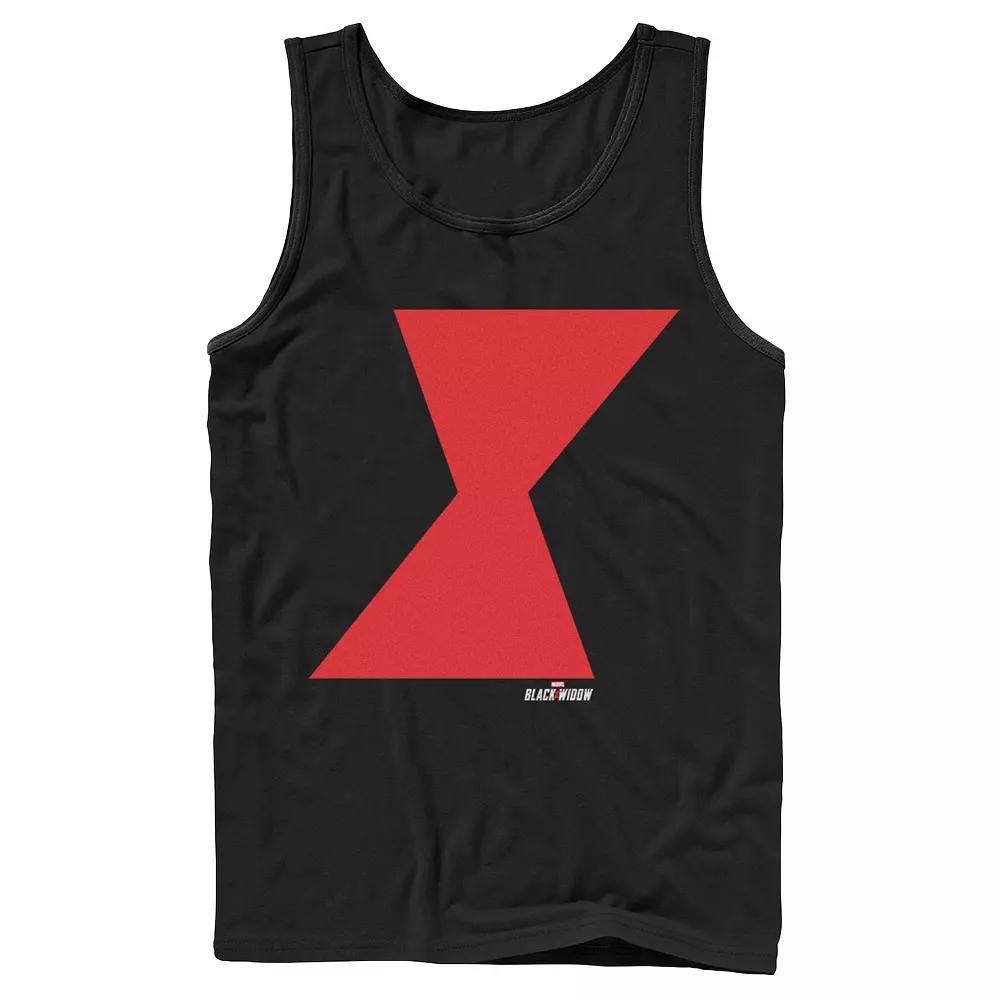 Men's Marvel Black Widow Red Icon Tank Top, Size: Small Product Image