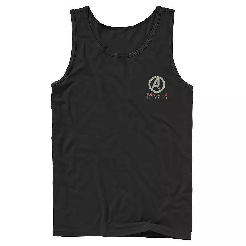 Men's Marvel Spider-Man Far From Home Tech Build-Up Fill Portrait Tank Top, Size: XXL, Black Product Image