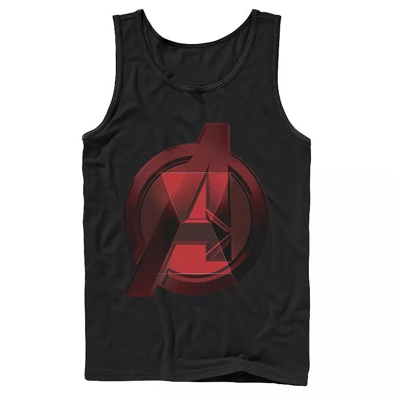 Men's Marvel Black Widow Avengers Logo Tank Top, Size: XXL Product Image