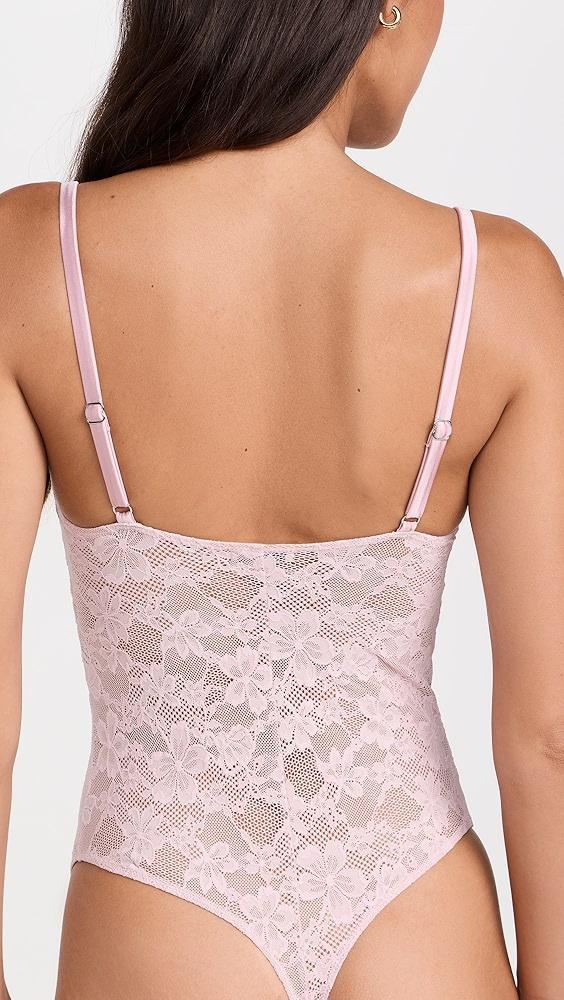 Fleur du Mal Le Stretch Lace Wireless Thong Bodysuit | Shopbop Product Image