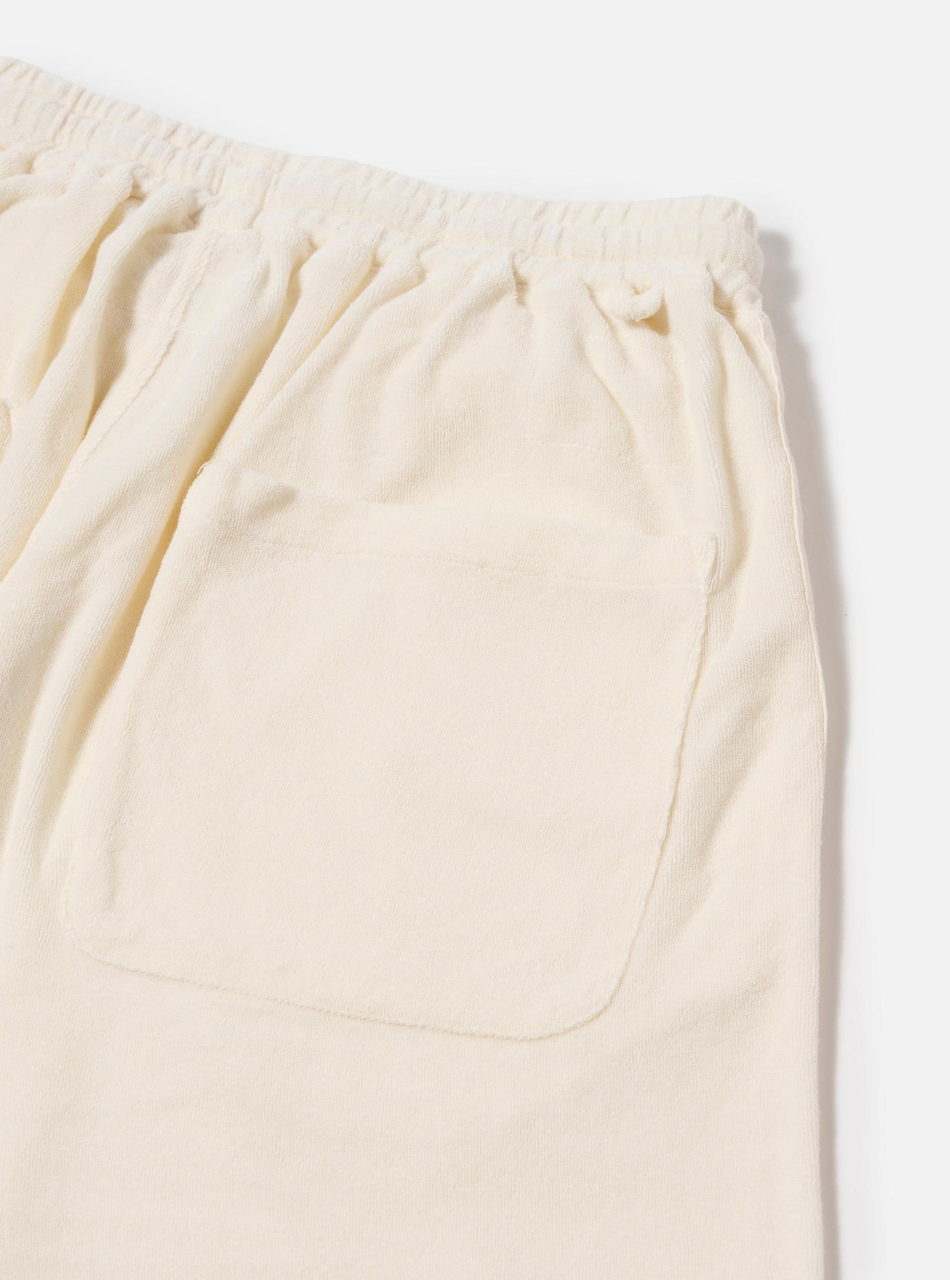 Ecru Light Weight Terry Simple Short Product Image