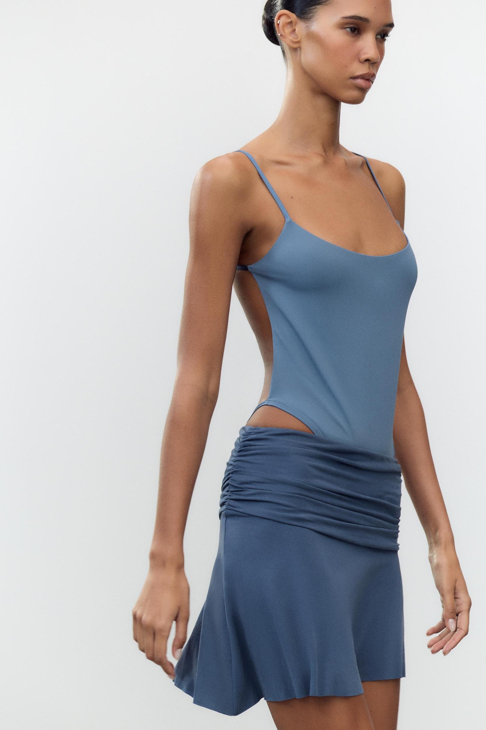 OPEN BACK POLYAMIDE BODYSUIT Product Image