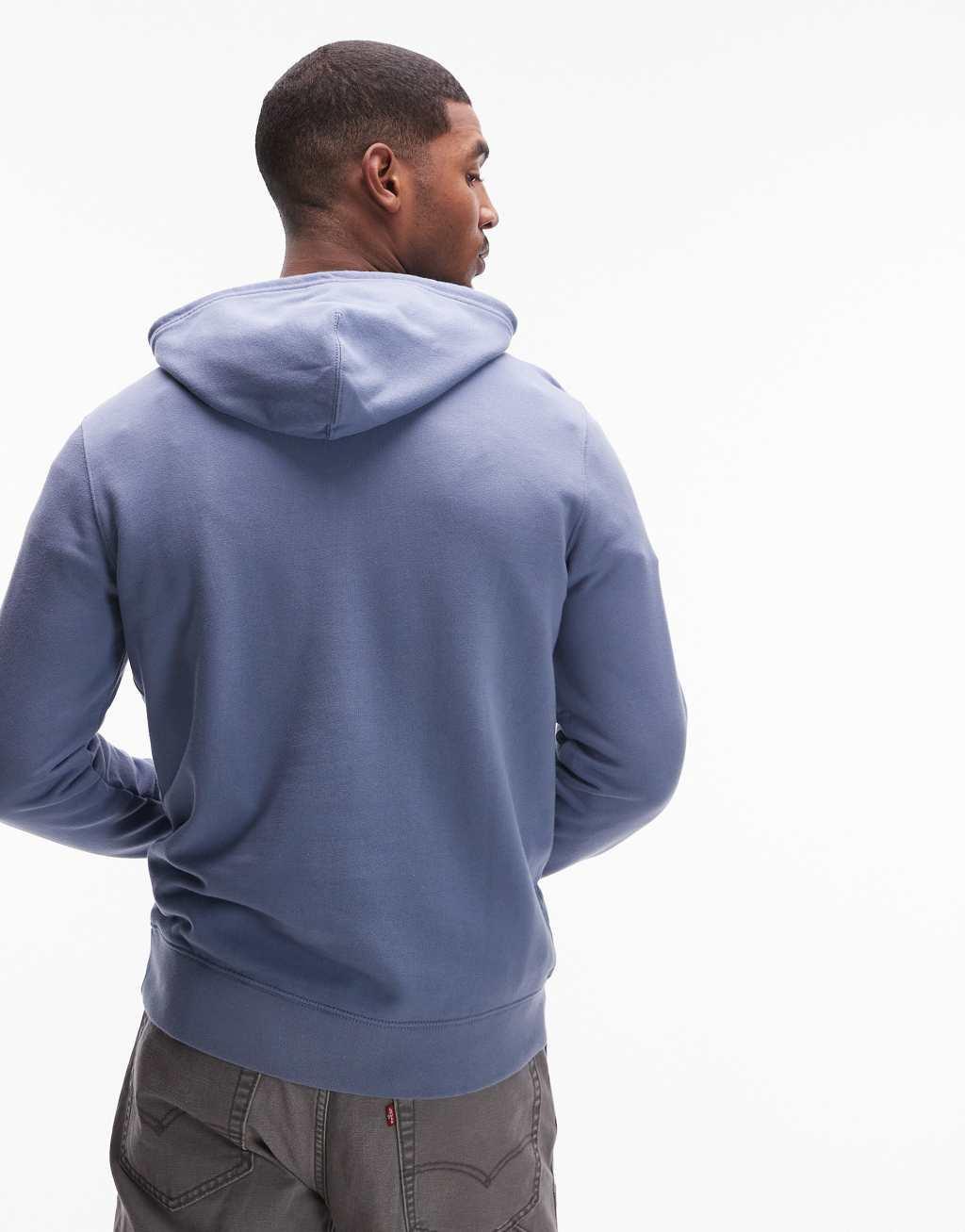 Levi's The Original batwing logo hoodie in light blue Product Image