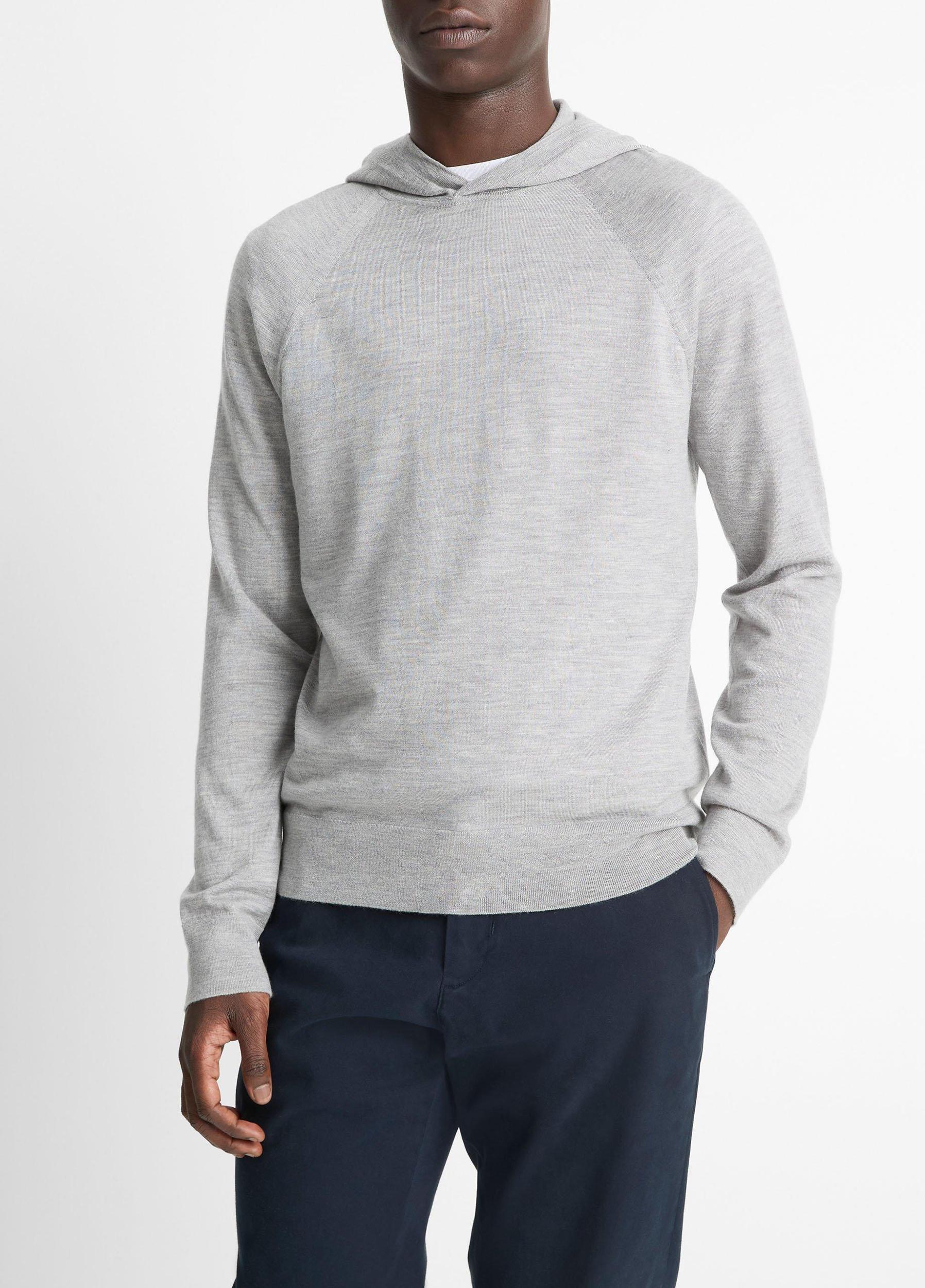 Featherweight Merino Wool-Cashmere Hoodie Product Image