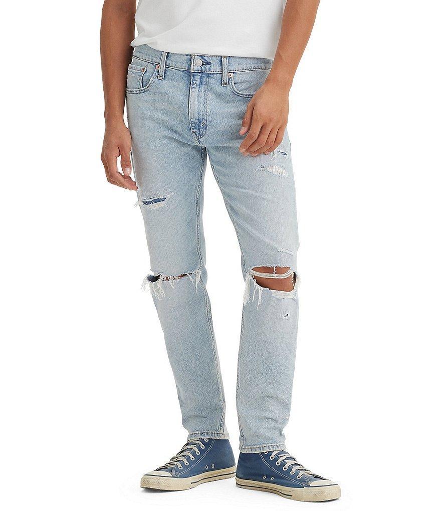 Levi's® 512™ Slim Fit Tapered Leg Distressed Jeans Product Image