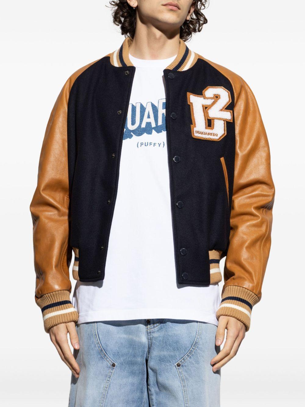 wool-blend bomber jacket Product Image