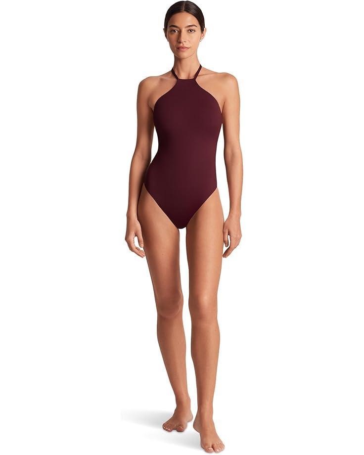 Beach Club Solids Ring Front Underwire One-Piece Product Image
