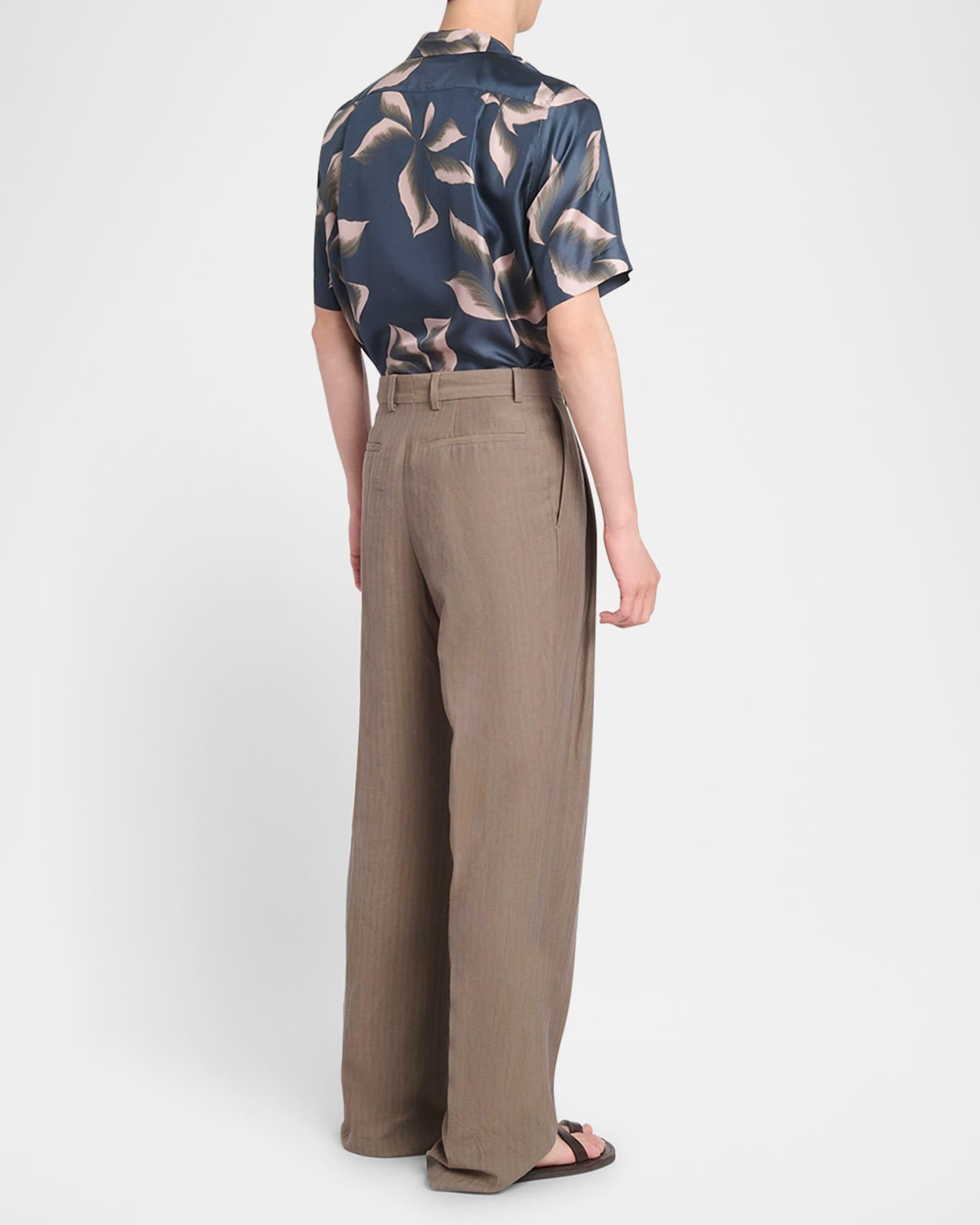 Men's Panrom Pleated Stripe Pants Product Image