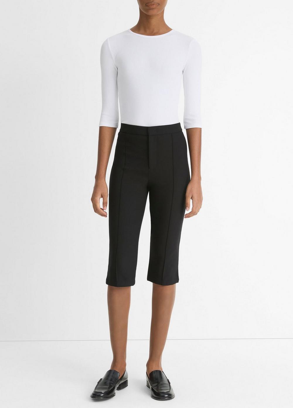 Womens Elbow-Sleeve Crew Neck T-Shirt Vince Product Image