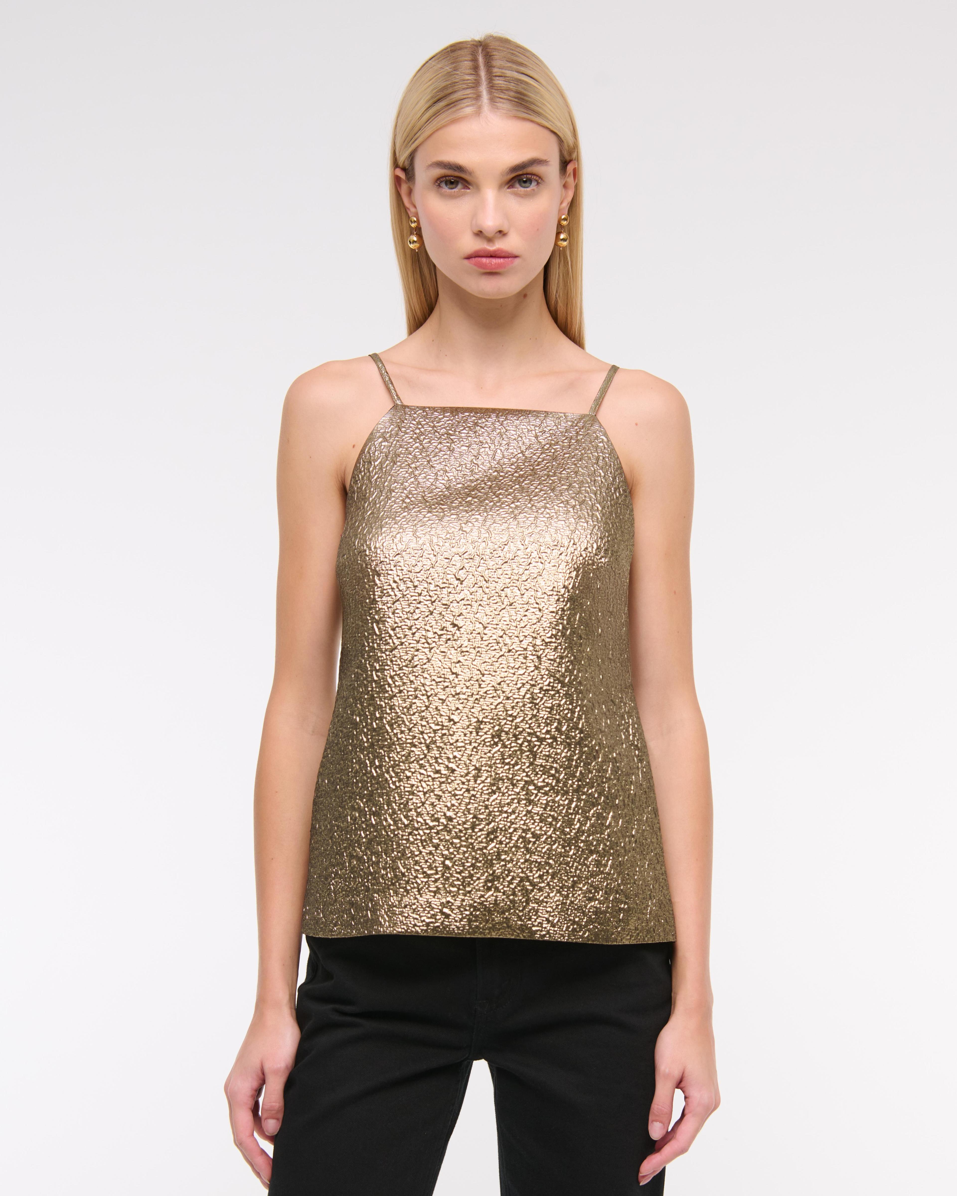 Mid Rise Metallic Mini Skort Product Image