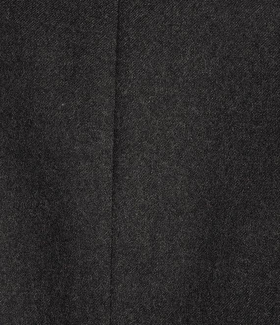 Hickey Freeman Modern Fit Flat Front Solid Flannel 2-Piece Suit Product Image