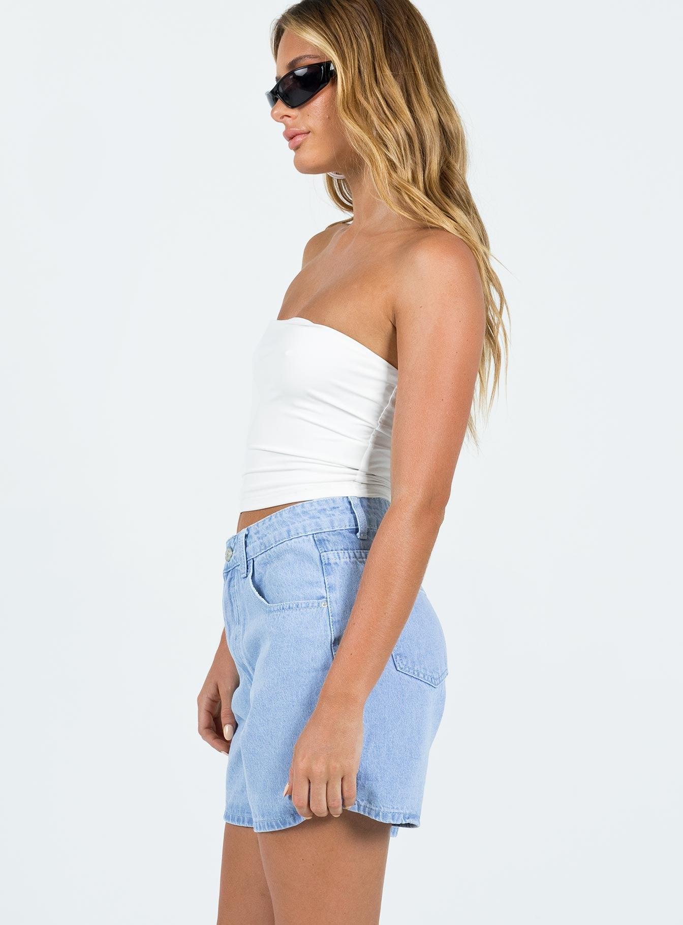 The Swalla Shorts Light Blue Product Image
