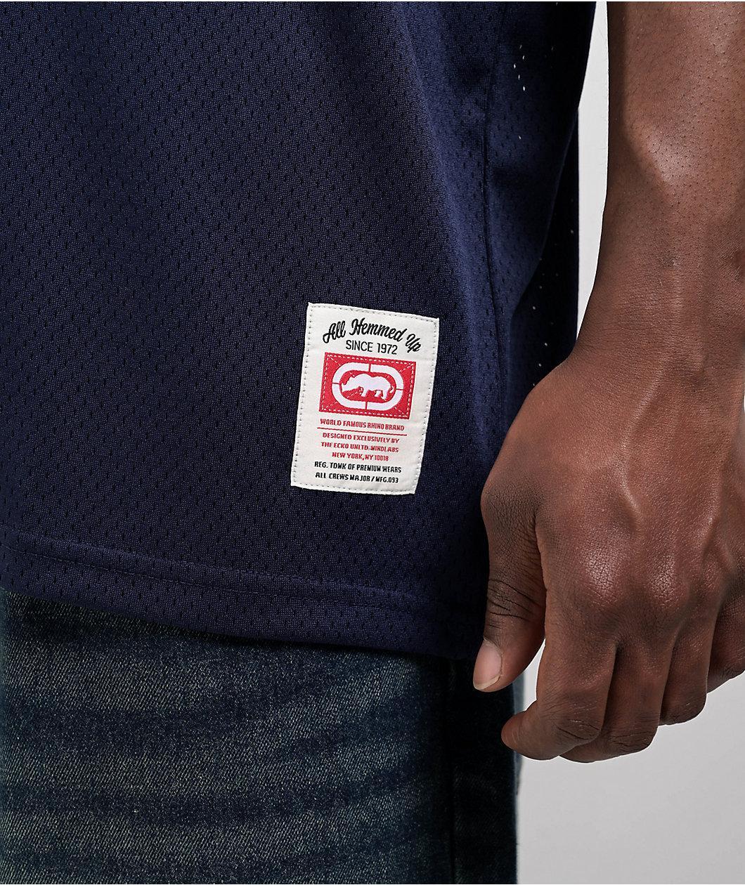 Ecko Mean Joe Blue Mesh Jersey Product Image