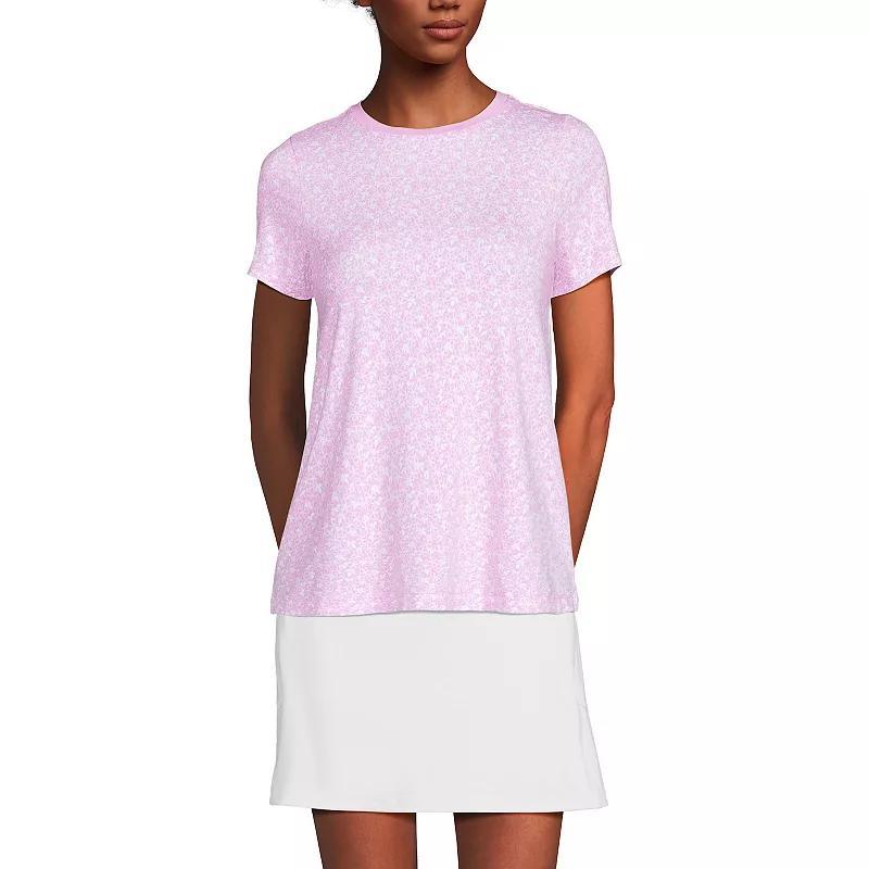 Women's Lands' End Power Performance Short Sleeve Crewneck T-Shirt,  Product Image