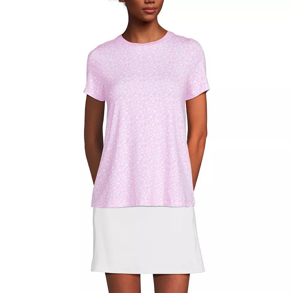 Women's Lands' End Power Performance Short Sleeve Crewneck T-Shirt,  Product Image