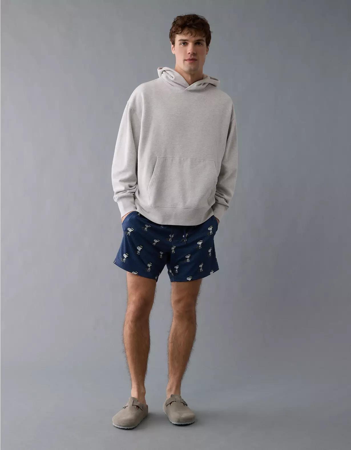 AE Sofa Surfin' 6" Snoopy Graphic Mesh Lounge Short Product Image