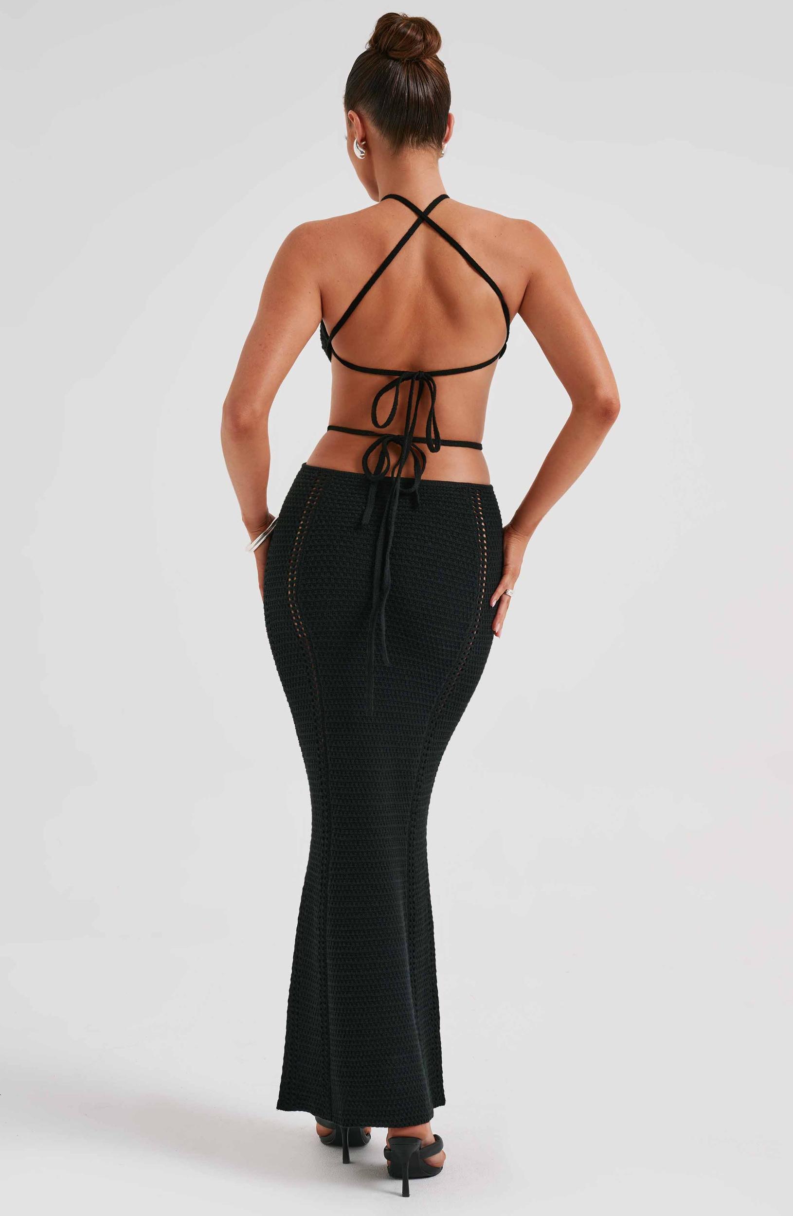 Delia Maxi Dress - Black Product Image