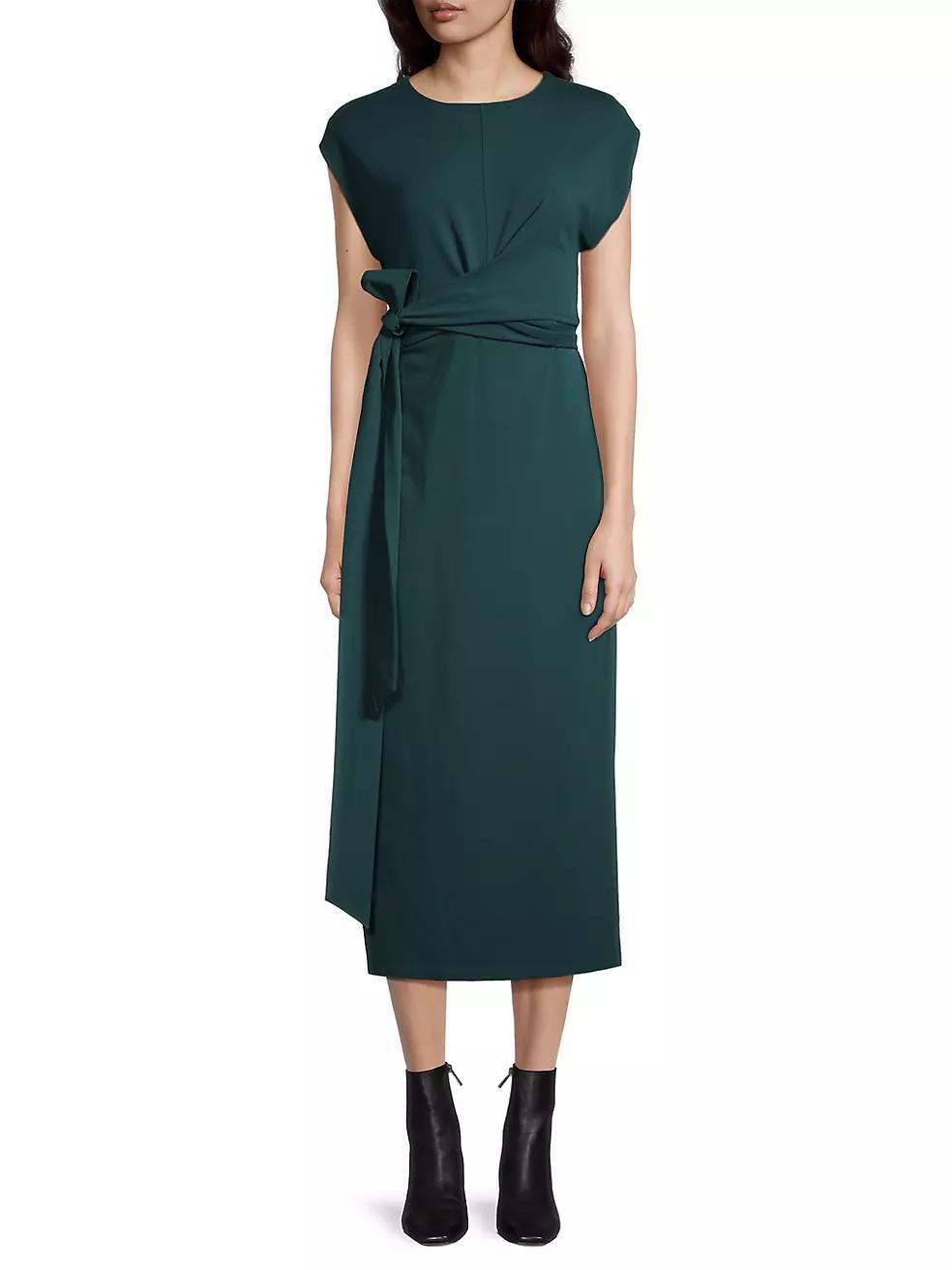 Fei Tie-Front Midi-Dress Product Image