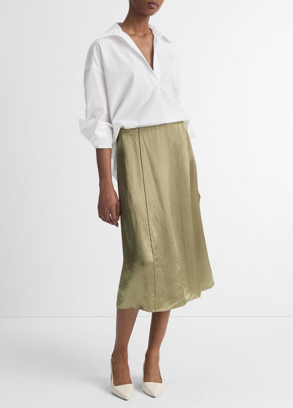 Zip Straight Skirt Product Image