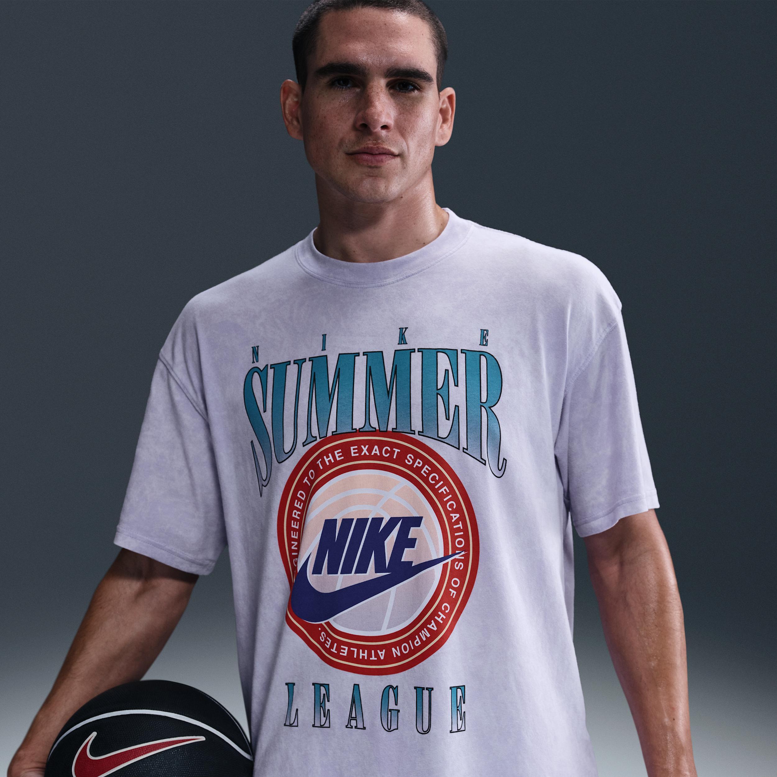 Nike Mens Max90 Basketball T-Shirt | HJ3434-515 Product Image