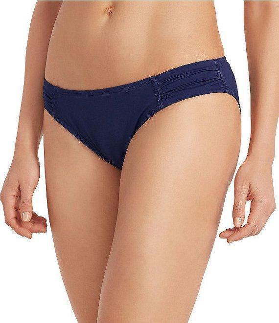 Tommy Bahama Pearl Solids Shirred Tab Side Hipster Swim Bottom Product Image