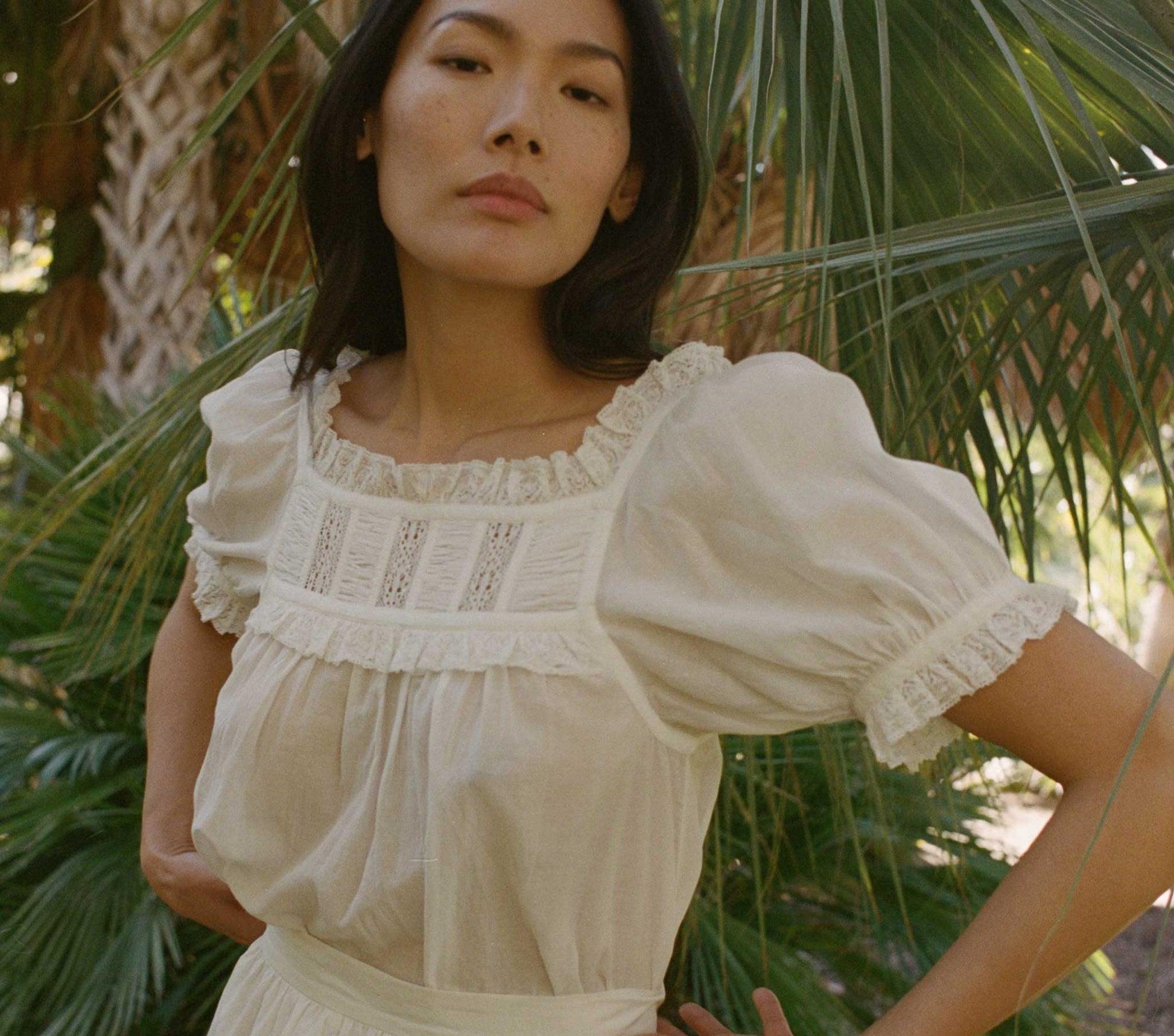 FRANCES TOP -- SALT LACE Product Image