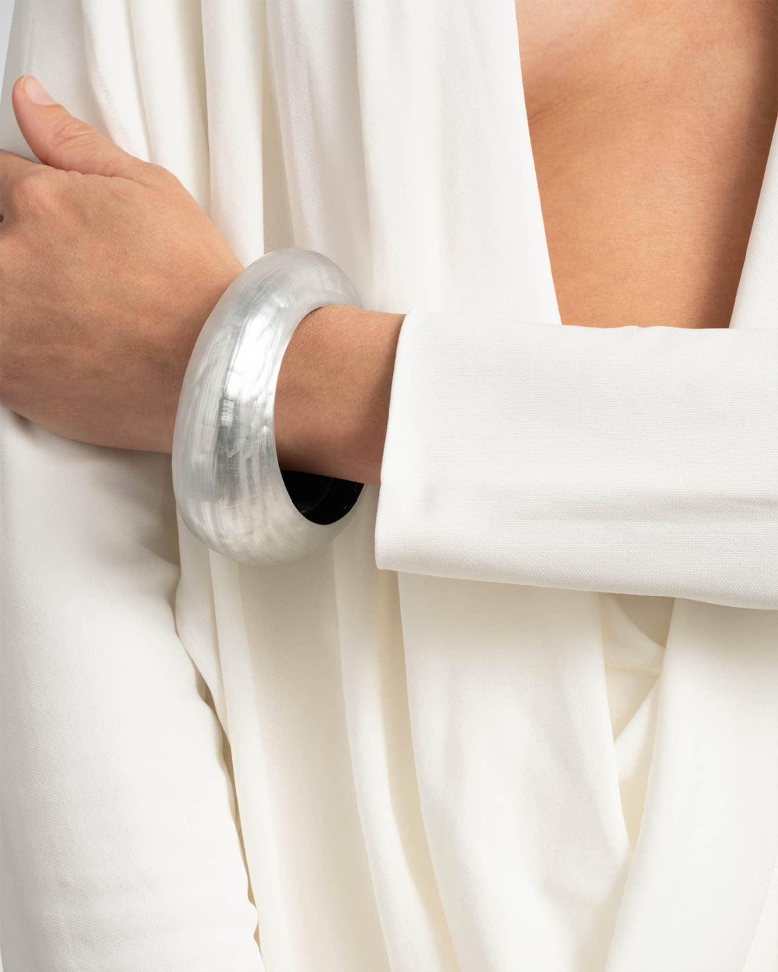 Puffy Lucite Tapered Bangle Bracelet Product Image