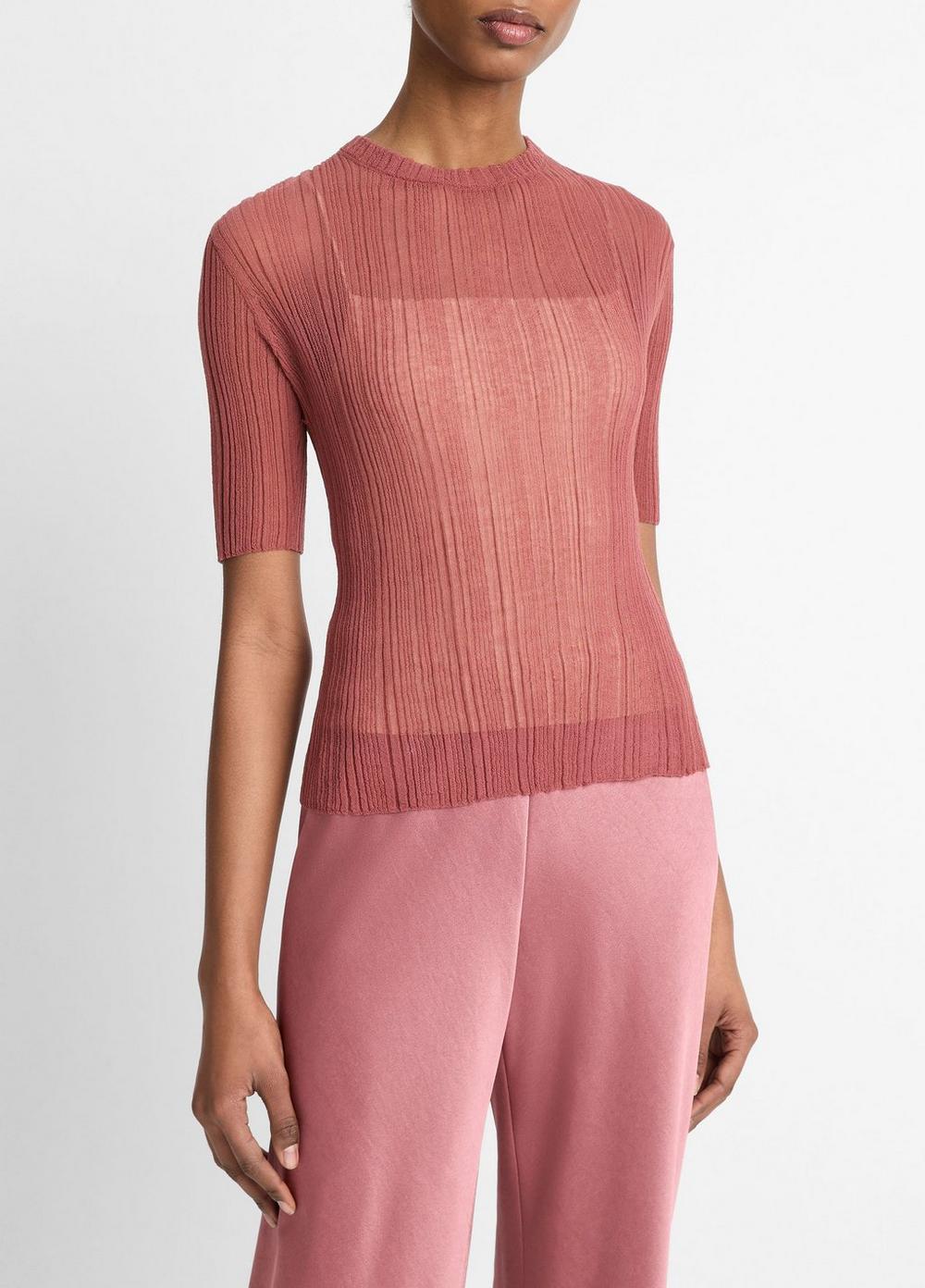 Italian Cotton-Blend Double-Layer Top Product Image