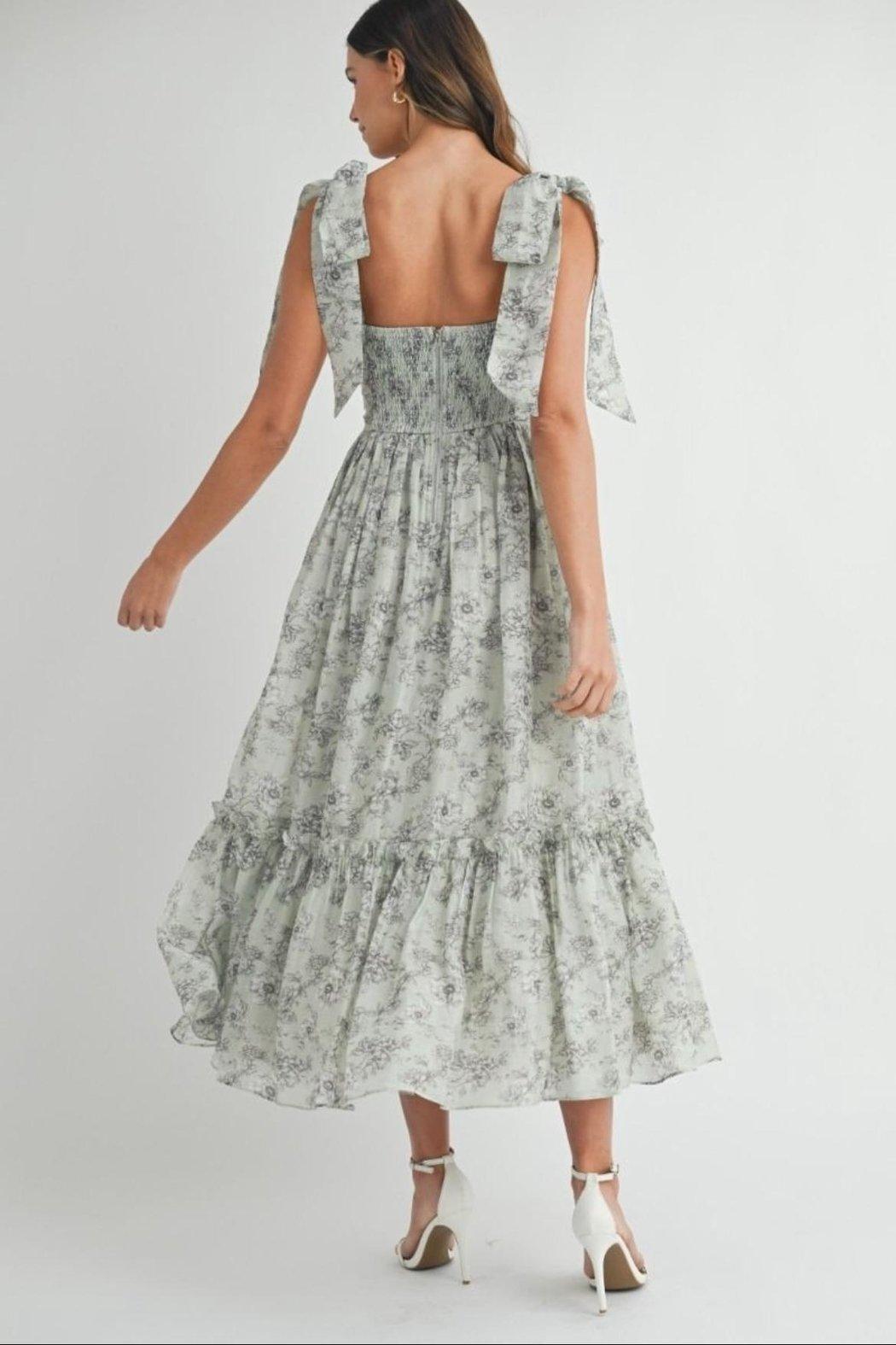 Floral Chiffon Dress Product Image