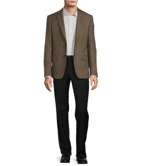 Armani Exchange Modern Fit Textured Solid Pattern Sport Coat Product Image