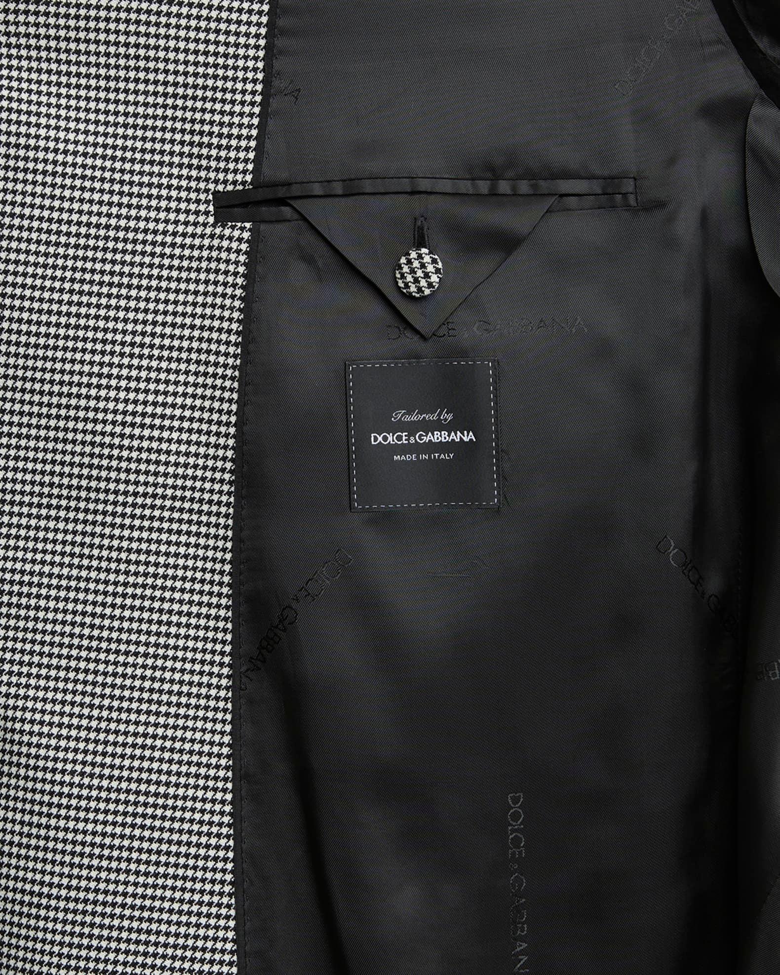 Men's Micro-Houndstooth Double-Breasted Sport Coat Product Image