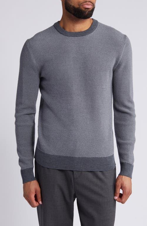 Theory Maden Contrast Trim Crewneck Sweater Product Image