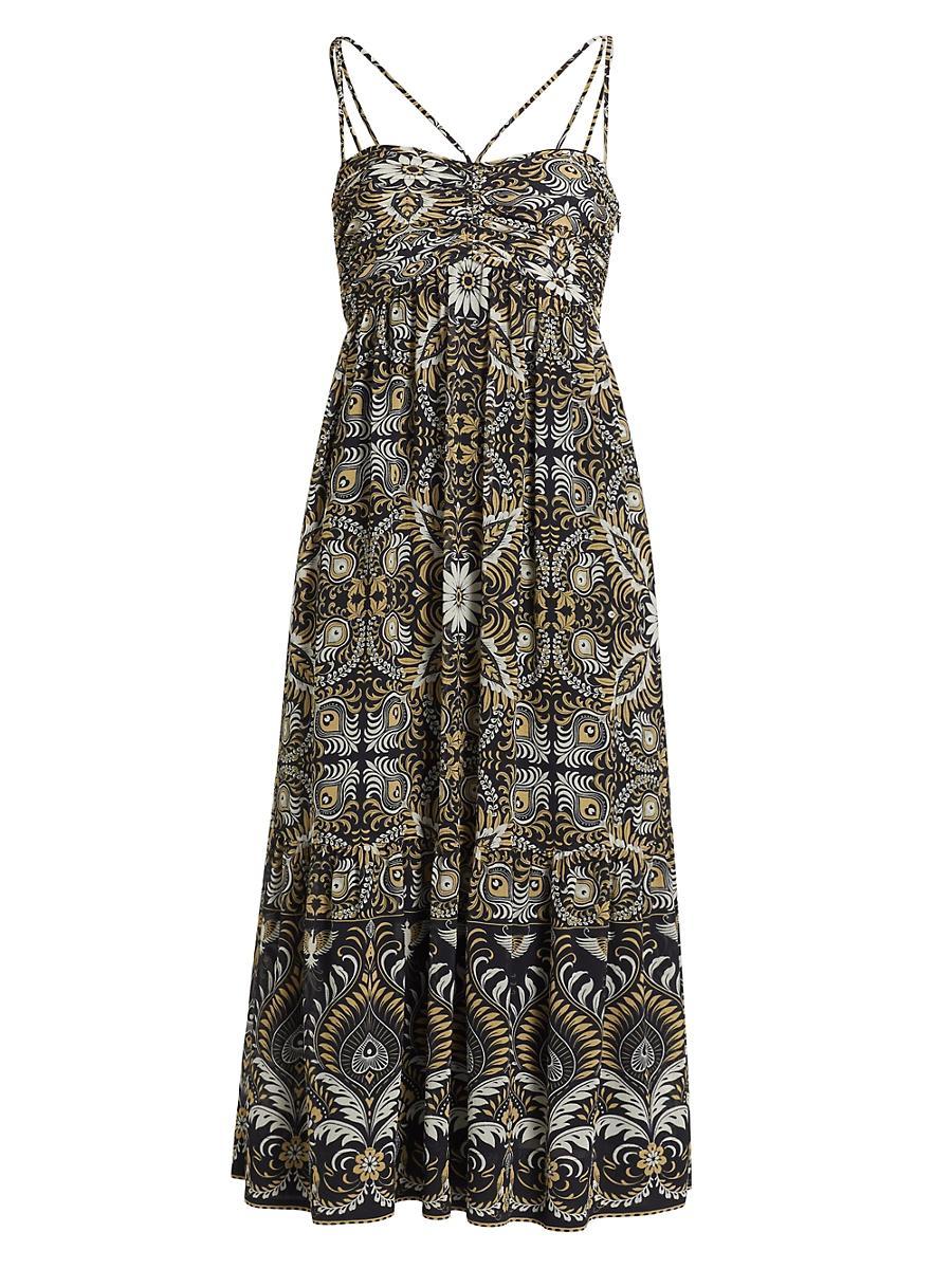 Womens Arya Odyessy Print Midi Dress Product Image