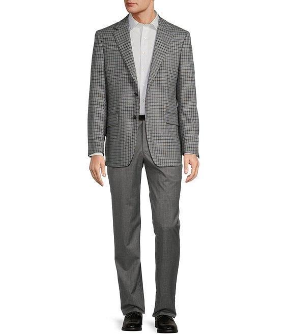 Hickey Freeman Classic Fit Check Windowpane Pattern Sport Coat Product Image