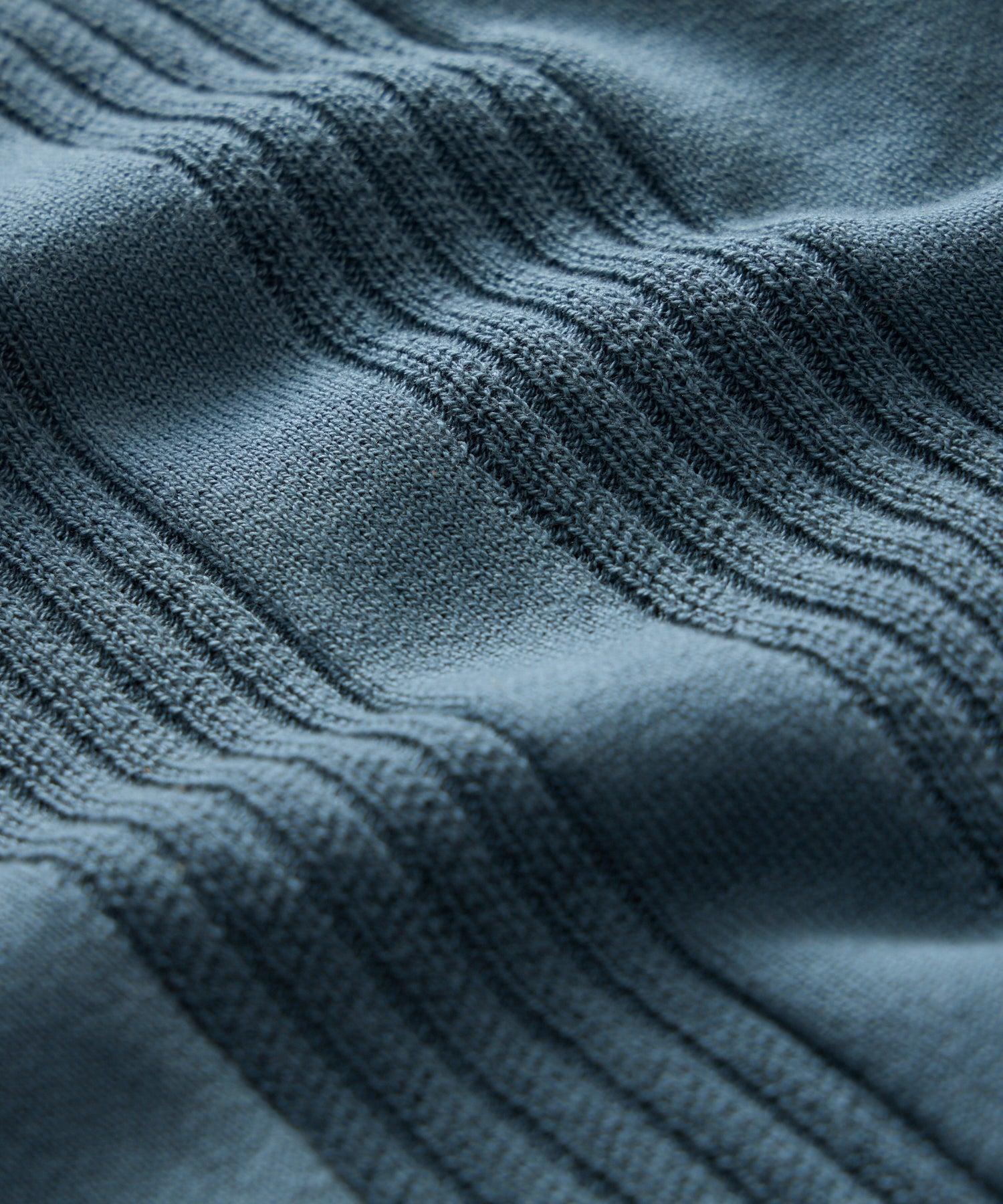 Silk-Cotton Tipped Sweater Polo Product Image