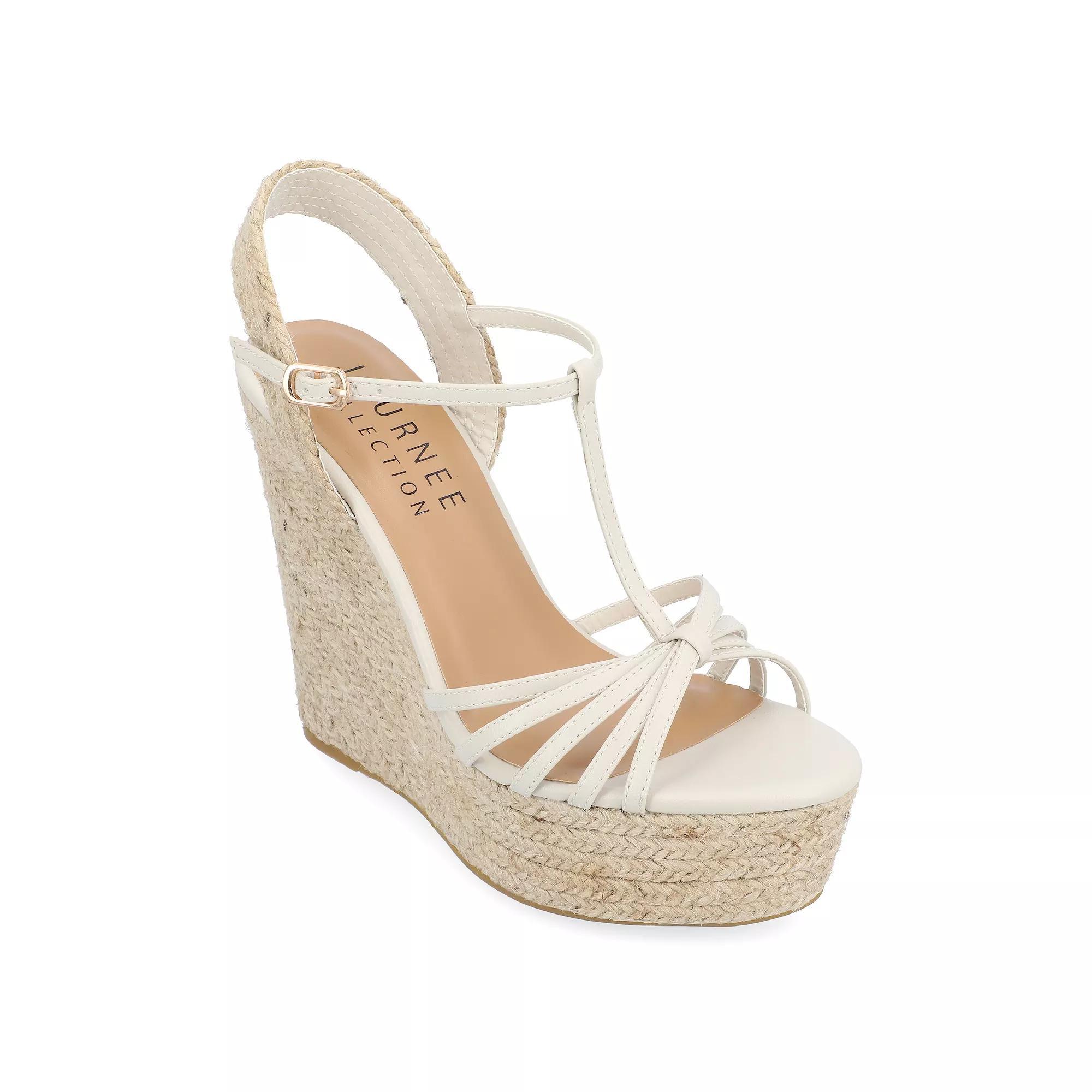 Journee Yara Women's Wedge Sandals,  Product Image