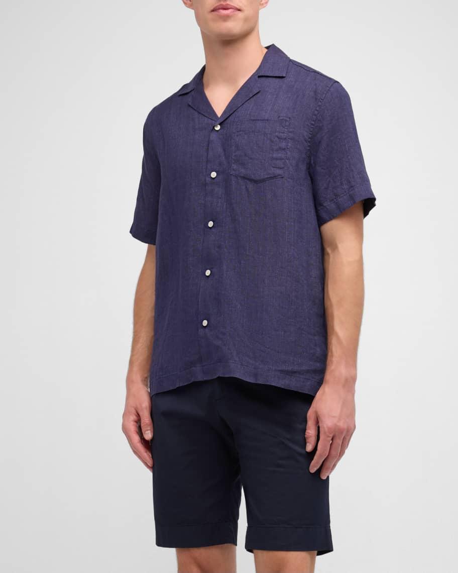 Mens Angelo Linen Camp Shirt Product Image