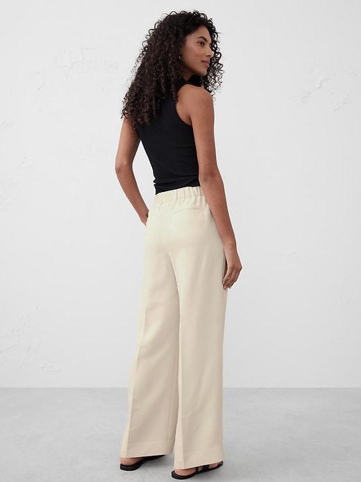 Hayden Crepe Wide-Leg Pant Product Image