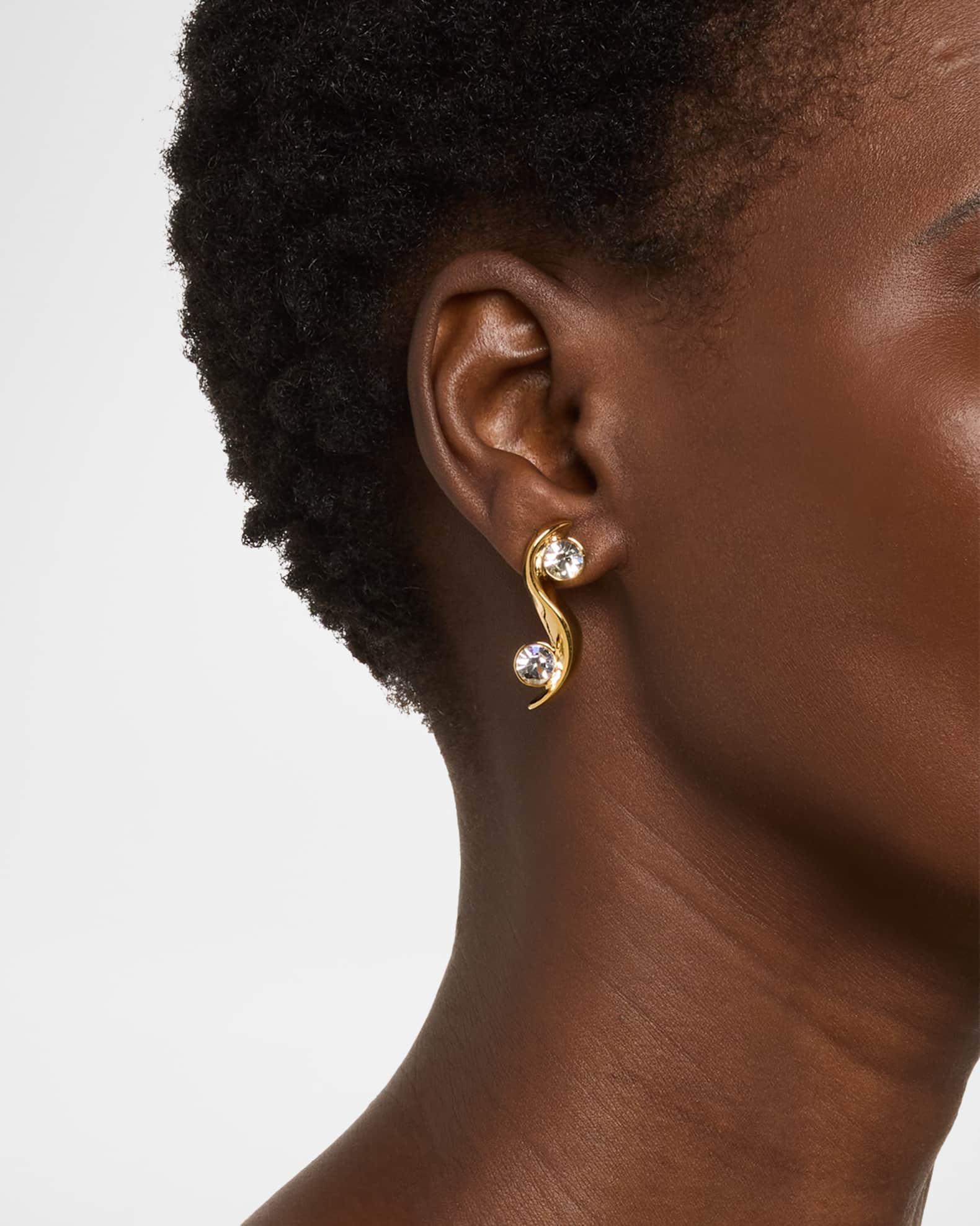 Crystal Wave Earrings Product Image