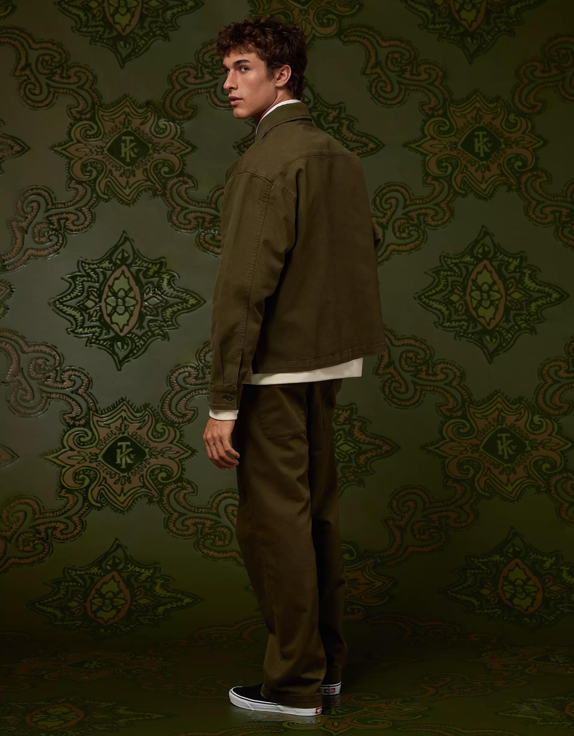 AE x Tru Kolors Twill Full-Zip Mechanic Jacket Product Image