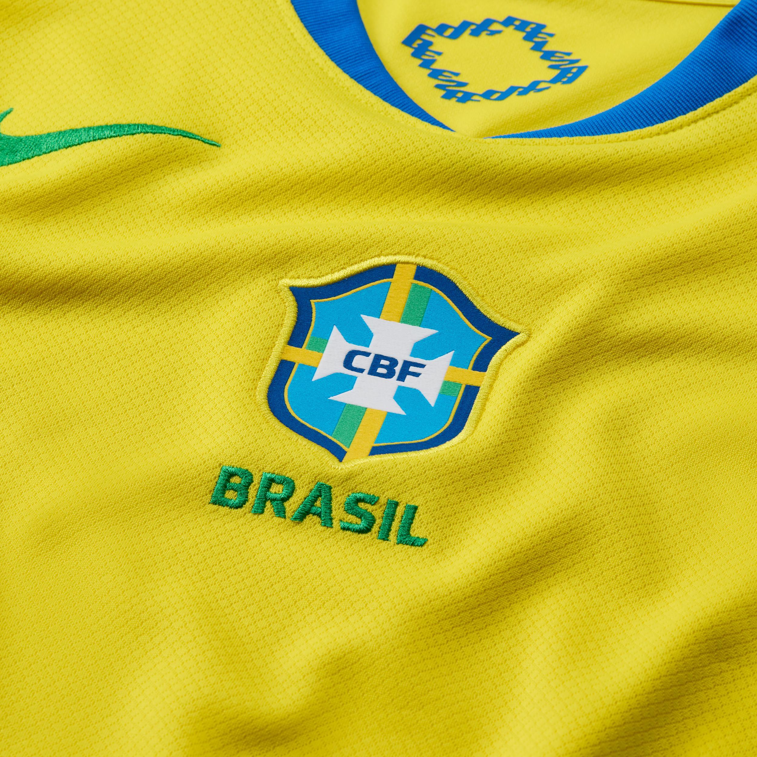 Brazil 2025 Stadium Home (Team) Nike Women's Dri-FIT Soccer Replica Jersey Product Image