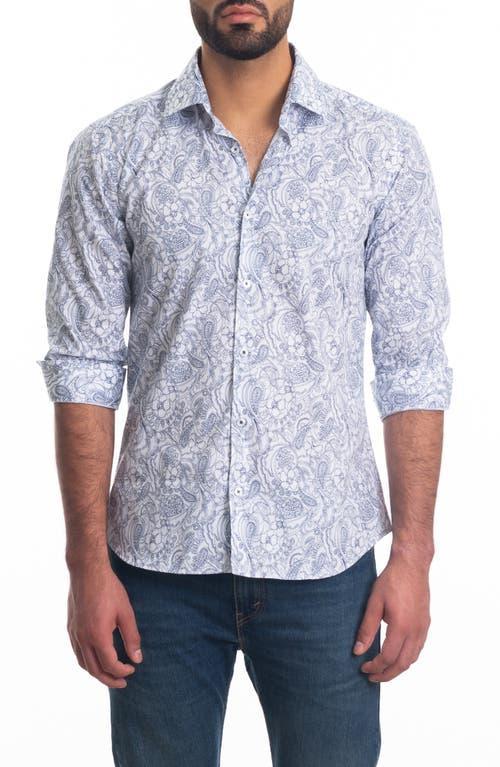 Mens Paisley Button-Down Shirt Product Image