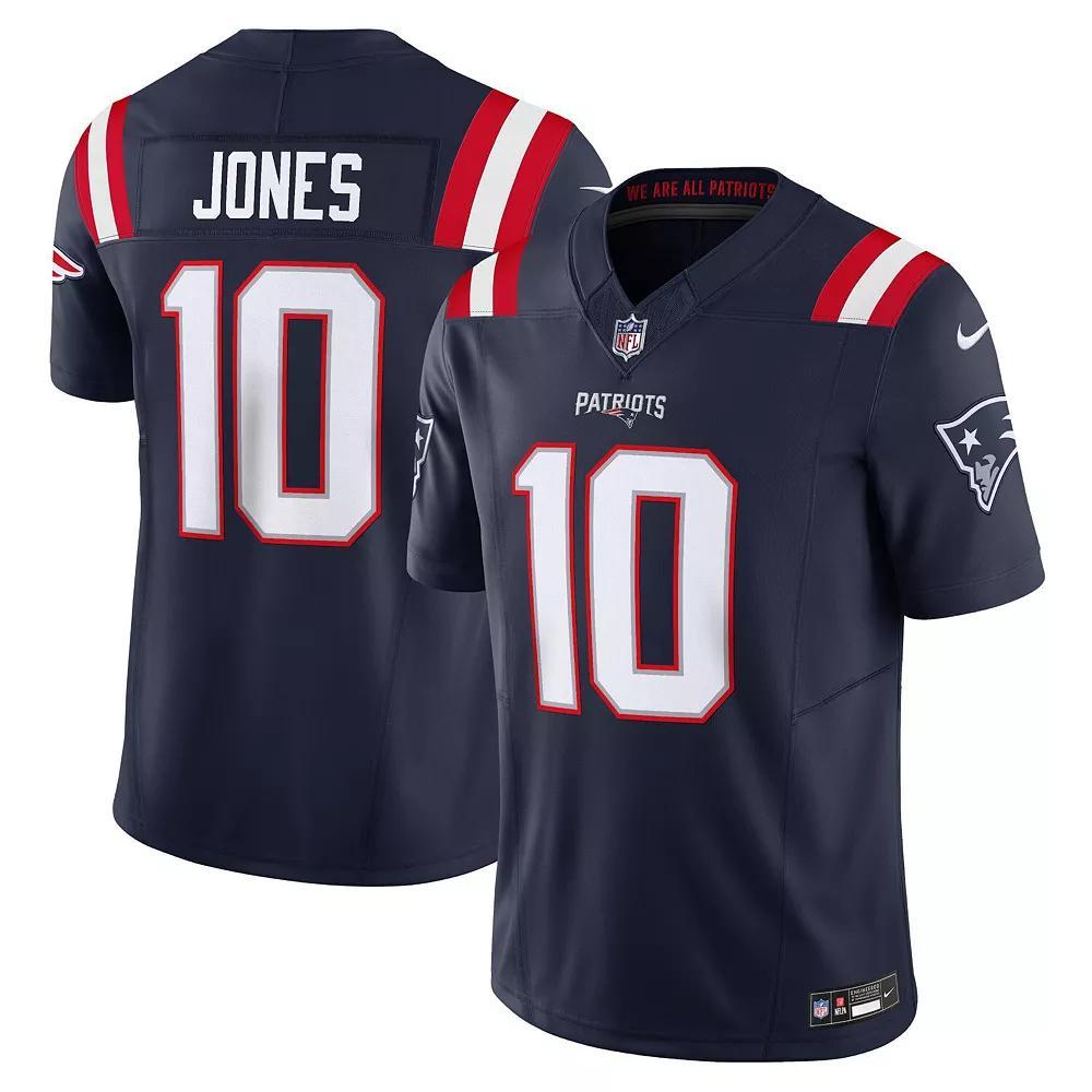 Men's Nike Mac Jones Navy New England Patriots Vapor F.U.S.E. Limited Jersey, Size: 2XL, Blue Product Image