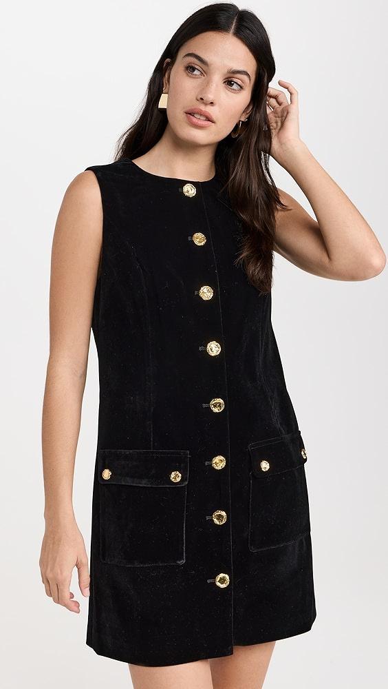 English Factory Velvet Mini Dress | Shopbop Product Image